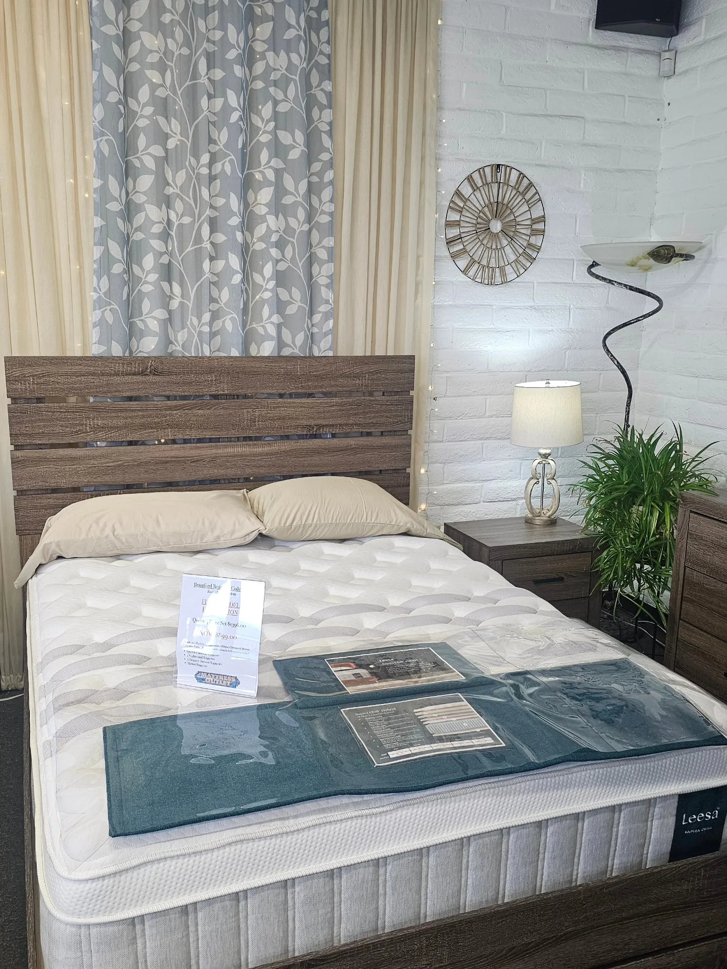 Bedroom furniture display