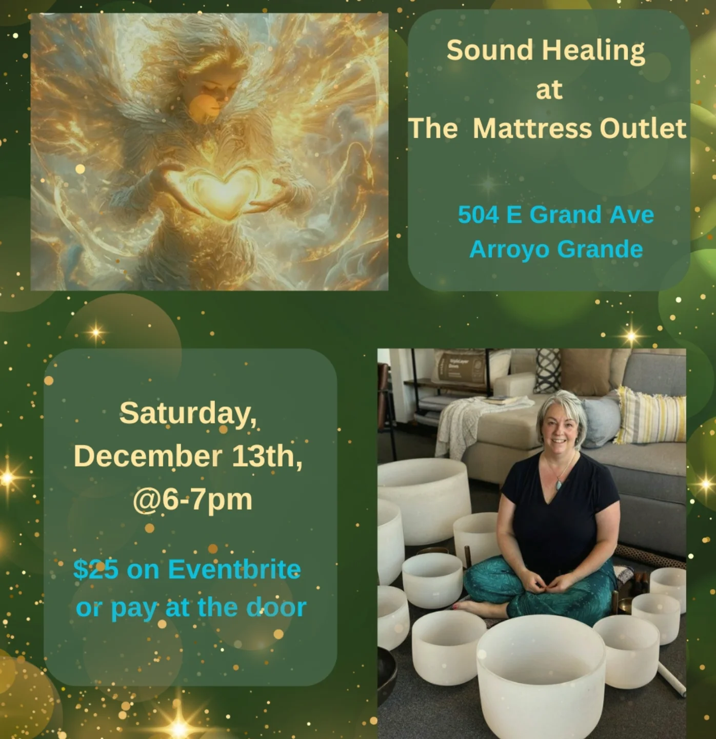 December Sound Healing at The Mattress Outlet