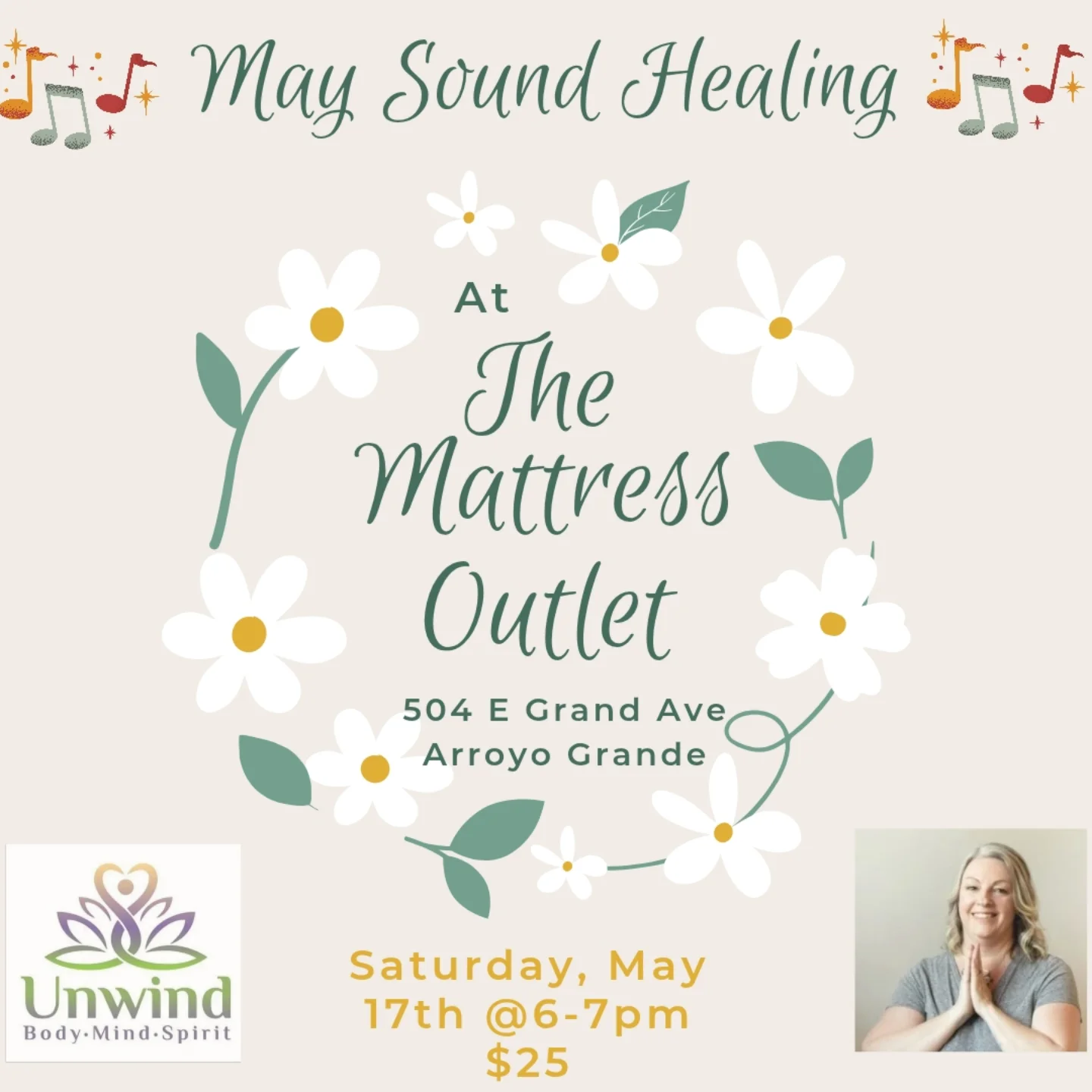 May Sound Healing at The Mattress Outlet